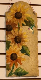 Finger paint Sunflower